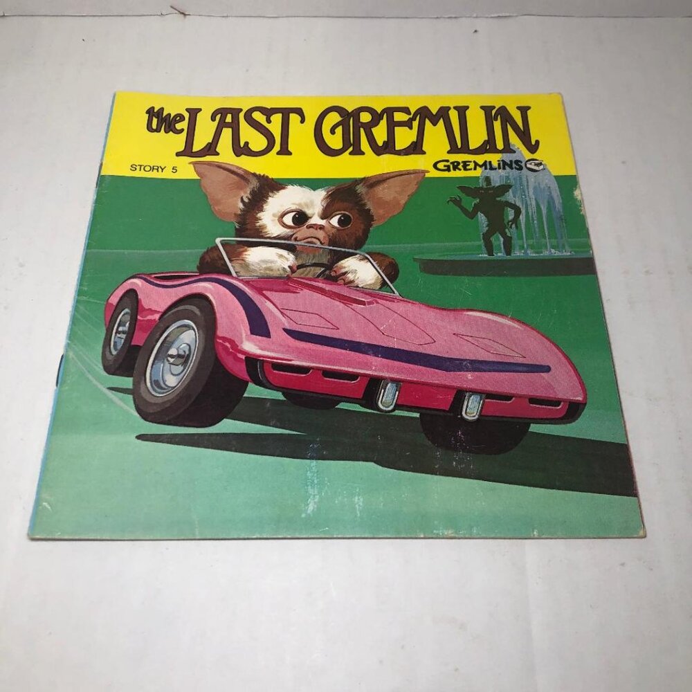 The Last Gremlin Story 5 Read-A-Long Book NO Record Gremlins 1984 80's Paperback